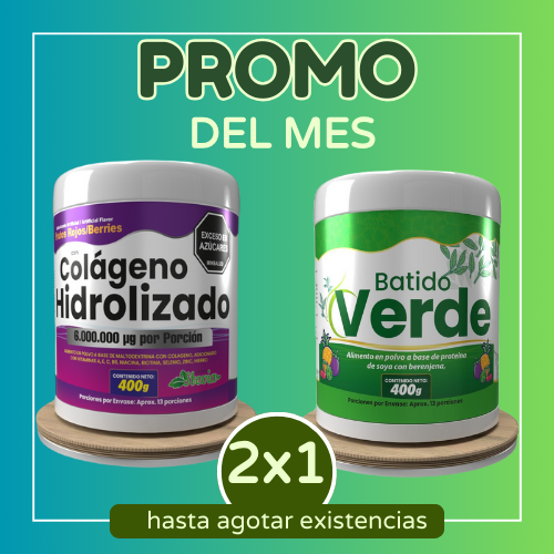 BATIDO VERDE Y COLÁGENO HIDROLIZADO - OFERTA DEL MES