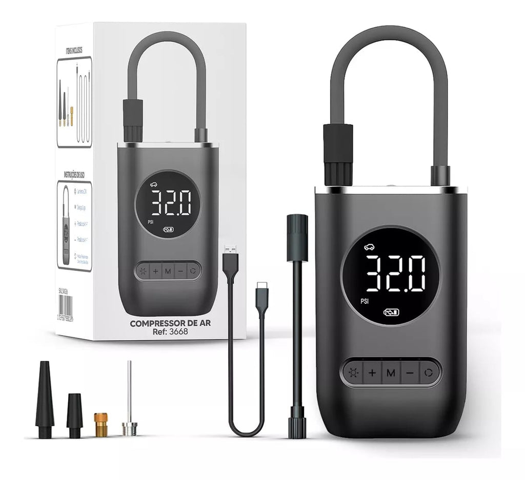 COMPRESOR DE AIRE PORTÁTIL: LA SOLUCIÓN PERFECTA PARA INFLAR NEUMÁTICOS