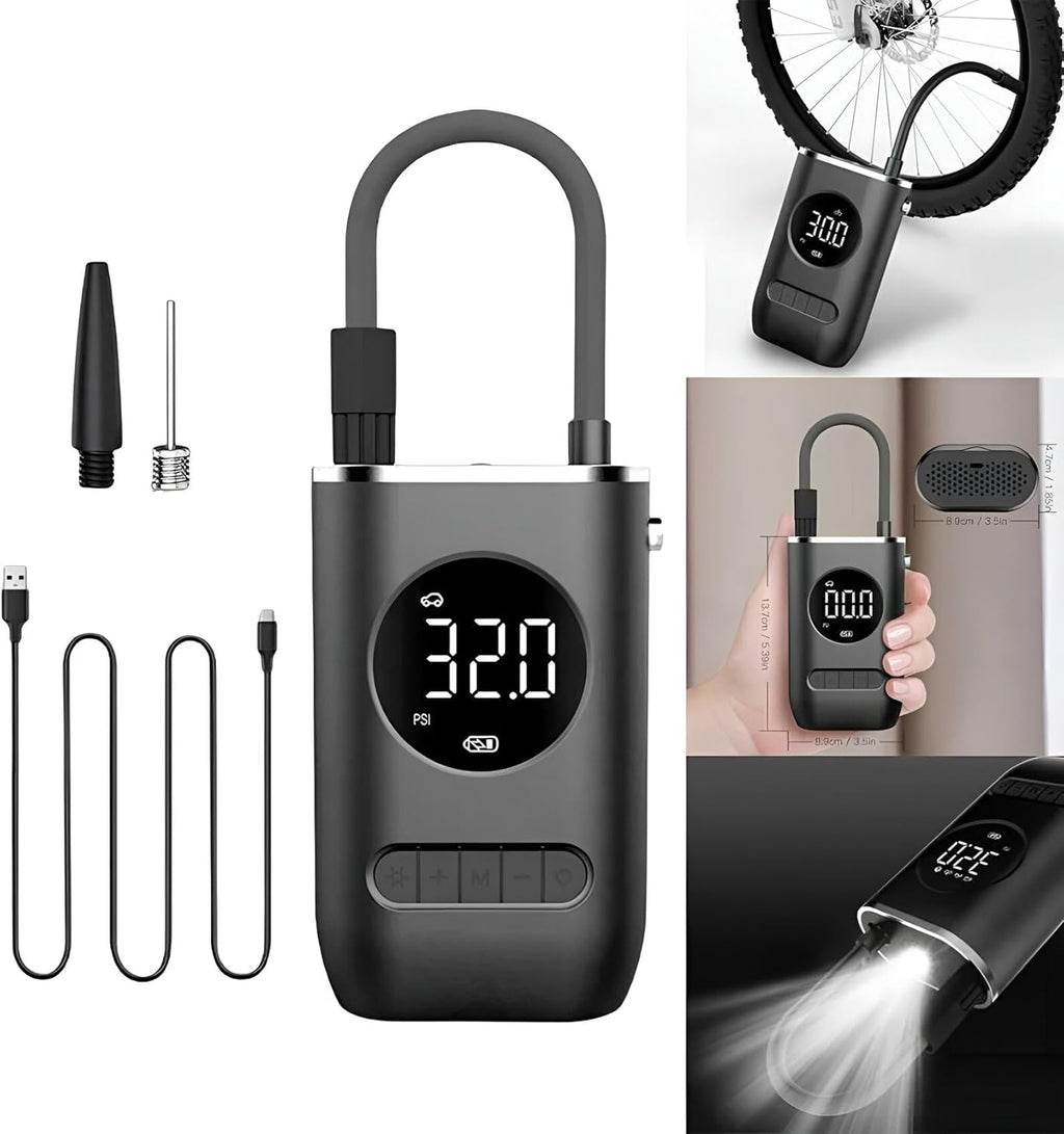 COMPRESOR DE AIRE PORTÁTIL: LA SOLUCIÓN PERFECTA PARA INFLAR NEUMÁTICOS