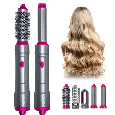 HAIRPRO SECADOR 5 EN 1 - ALISA, MODELA, RIZA Y CREA ONDAS PERFECTA + REGALO